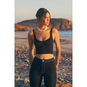 Free People Navy Tank Top